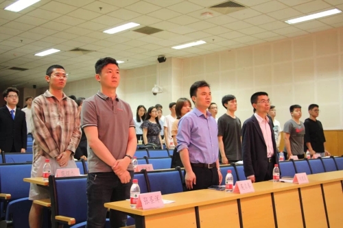 校团委书记吴启春老师、外语公司党总支副书记刘理鼎老师、7790必发集团官网团总支书记张圣洋老师及各兄弟院系员工会主席